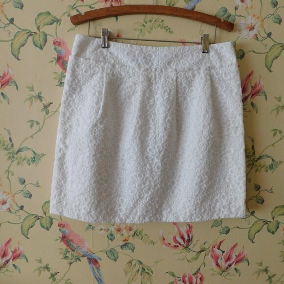 🌿🌺 Peace & Love Embroidered Floral Skirt 🌺 - Picture 2 of 7